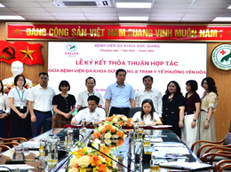 Ký kết hợp tác chuyên môn giữa Trạm Y tế phường Yên Hòa với bệnh viện đa khoa Đức Giang