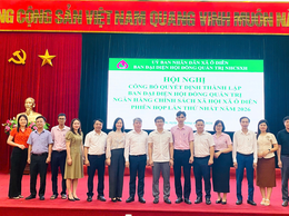 Ô Diên công bố Quyết định thành lập ban đại diện Hội đồng quản trị Ngân hàng Chính sách xã hội và tổ chức phiên họp thứ I