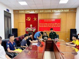 Phường Đại Mỗ thực hiện công tác Đăng ký nghĩa vụ quân sự, quân nhân dự bị, phương tiện kỹ thuật dự bị và Dân quân tự vệ năm 2026