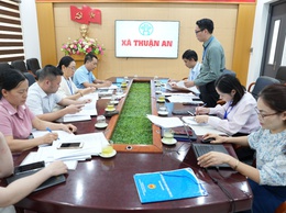 Kiểm tra công tác Cải cách hành chính, kiểm tra công vụ quý I/2026 đối với Văn phòng HĐND- UBND xã Thuận An