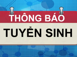 Thông báo tuyển sinh các chương trình học bổng năm 2026