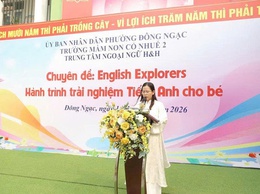 Trường Mầm non Cổ Nhuế 2 tổ chức Chuyên đề cấp Phường “English Explorers - Hành trình trải nghiệm tiếng Anh cho bé”
