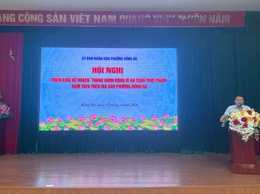Phường Hồng Hà tổ chức hội nghị triển khai kế hoạch '' Tháng hành động vì an toàn thực phẩm'' năm 2026