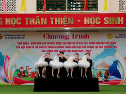 Trường Tiểu học Phương Đình B phối hợp tổ chức Chương trình sân khấu học đường