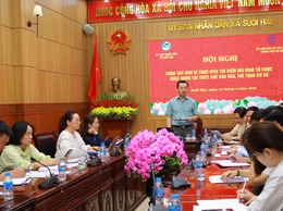 Đoàn khảo sát của Sở Văn hóa và Thể thao Hà Nội làm việc tại xã Suối Hai về thí điểm mô hình tổ chức hoạt động tại thiết chế văn hóa, thể thao cơ sở