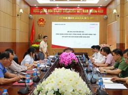 Đồng chí Lê Hào Quang, Phó Chủ tịch UBND xã Suối Hai chủ trì hội nghị nghe báo cáo đề xuất triển khai Đề án chuyển đổi số giai đoạn 2026–2030