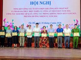 Phường Tây Hồ: Hoàn thành xuất sắc chỉ tiêu tuyển quân và giữ vững thế trận quốc phòng toàn dân năm 2026