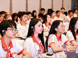 Học sinh phường Cửa Nam tự tin kể chuyện lịch sử và tình hữu nghị