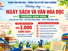 Lan tỏa tri thức – Kết nối cộng đồng: Phường Phú Thượng tiếp nhận hơn 3.000 cuốn sách hưởng ứng Ngày Sách và Văn hóa đọc năm 2026