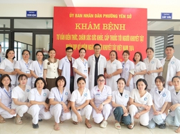 Phường Yên Sở tổ chức khám bệnh, tư vấn chăm sóc sức khỏe, cấp thuốc và tặng quà người khuyết tật nhân Ngày Người khuyết tật Việt Nam 18/4