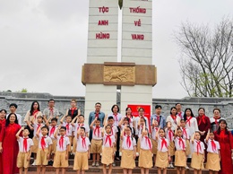 HÀNH TRÌNH VỀ NGUỒN – DẤU ẤN GIÁO DỤC TRUYỀN THỐNG CỦA THẦY VÀ TRÒ TRƯỜNG TIỂU HỌC NGÔ SỸ KIỆN TẠI DI TÍCH LỊCH SỬ ĐỊA ĐIỂM CHIẾN THẮNG NGỌC HỒI