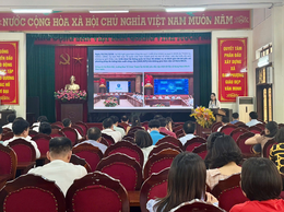 Xã Đan Phượng tập huấn, hướng dẫn sử dụng Không gian làm việc số (HanoiWork) cho cán bộ, công chức, viên chức trong xã