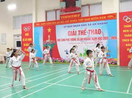 351 vận động viên tham dự Giải thể thao học sinh phổ thông xã An Khánh năm học 2025-2026