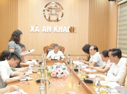 Xã An Khánh làm việc với Bảo hiểm xã hội Cơ sở Đan Phượng về triển khai nhiệm vụ năm 2026