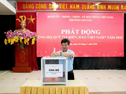 SƠN TÂY PHÁT ĐỘNG ỦNG HỘ QUỸ 