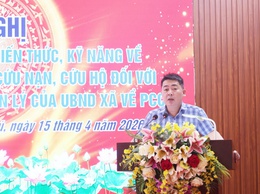 Xã Hòa Phú tổ chức hội nghị tập huấn phòng cháy, chữa cháy và cứu nạn, cứu hộ