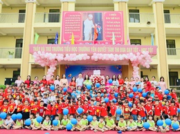 Trường Tiểu học Trường Yên tổ chức Ngày hội đón học sinh mầm non đến trải nghiệm