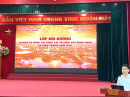 Đảng ủy xã Vĩnh Thanh tổ chức Hội nghị tập huấn, bồi dưỡng công tác tổ chức xây dựng Đảng gắn với chuyển đổi số