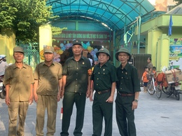 Cựu chiến binh phường Long Biên gương mẫu tham gia giữ gìn an ninh trật tự tại địa bàn dân cư