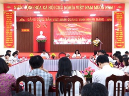 Ban Tuyên giáo và Dân vận Thành ủy tổ chức hội nghị làm việc với Thường vụ Đảng ủy xã Dân Hòa và 10 xã có diện tích đất thuộc Dự án Khu đô thị Thể thao Olympic.