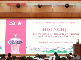 Hội nghị triển khai vận động ủng hộ Quỹ “Vì biển, đảo Việt Nam” năm 2026