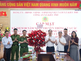 Xã Kiều Phú: Kỷ niệm 80 năm ngày truyền thống các lực lượng trong CAND