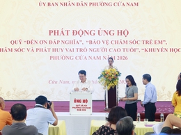 Phường Cửa Nam phát động ủng hộ các Quỹ xã hội năm 2026