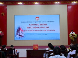 Tiến Thắng phát động ủng hộ Quỹ 