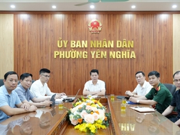 Phường Yên Nghĩa tham dự hội nghị trực tuyến phiên họp UBND Thành phố thường kỳ tháng 4 năm 2026