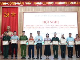Bát Tràng hoàn thành 100% chỉ tiêu tuyển quân năm 2026