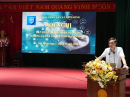 UBND xã Liên Minh tập huấn sử dụng Không gian làm việc số (HanoiWork)