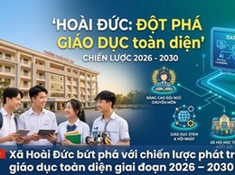 Chiến lược phát triển giáo dục xã Hoài Đức giai đoạn 2026 – 2030: Bứt phá để vươn tầm