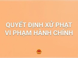 Quyết định số 33/QĐ-UBND ngày 15/4/2026 về Quyết định xử phạt vi phạm hành chính
