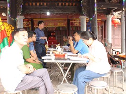 Kiểm tra công tác tổ chức Lễ hội truyền thống Đình Cổ Hiền thôn An Hiền và Lễ hội truyền thống Đình làng Bài Trượng năm 2026