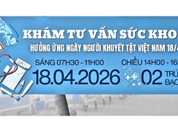 PHƯỜNG BA ĐÌNH TRIỂN KHAI KHÁM, TƯ VẤN SỨC KHỎE CHO NGƯỜI KHUYẾT TẬT NGÀY 18/4