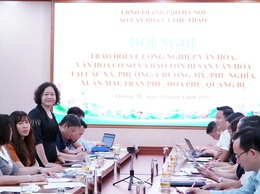 Sở Văn hóa và Thể thao Hà Nội làm việc với các địa phương về phát triển công nghiệp văn hóa và bảo tồn di sản