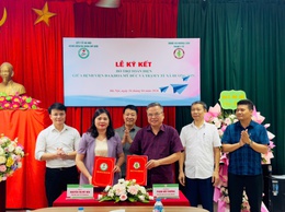 Ký kết hỗ trợ chuyên môn toàn diện giữa Bệnh viện đa khoa Mỹ Đức và Trạm Y tế xã Hương Sơn
