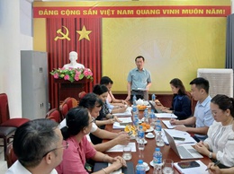 Đoàn khảo sát của Sở Văn hóa và Thể thao Hà Nội làm việc tại phường Đông Ngạc về thí điểm mô hình tổ chức hoạt động tại thiết chế văn hóa, thể thao cơ sở