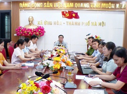 UBND XÃ ỨNG HÒA THAM DỰ HỘI NGHỊ TRỰC TUYẾN VỀ CẢI CÁCH HÀNH CHÍNH.