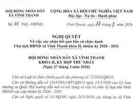 HỘI ĐỒNG NHÂN DÂN XÃ VĨNH THANH 