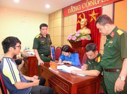 UBND phường Tây Hồ tổ chức đăng ký nghĩa vụ quân sự, quân nhân dự bị, phương tiện kỹ thuật dự bị và dân quân tự vệ năm 2026