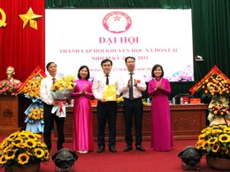Hòa Lạc tổ chức Đại hội thành lập Hội Khuyến học xã nhiệm kỳ 2026–2031