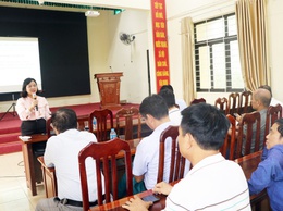 Hội nghị tập huấn an toàn thực phẩm lĩnh vực nông nghiệp và công thương trên địa bàn xã Trần Phú