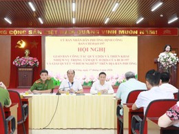 Định Công tập trung tháo gỡ “5 điểm nghẽn”, nâng cao hiệu quả quản lý đô thị