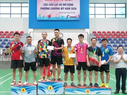 Giải bóng bàn các câu lạc bộ mở rộng phường Chương Mỹ năm 2026 nêu cao tinh thần thi đấu thể thao trung thực, cao thượng