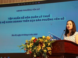 UBND phường Yên Sở tổ chức Hội nghị tập huấn 