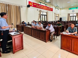 UBND xã Trần Phú tổ chức hội nghị Họp ban chỉ đạo an toàn giao thông và tiểu ban giải quyết điểm nghẽn về ùn tắc giao thông