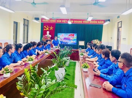 Chi đoàn trường Mầm non Thuần Mỹ tổ chức sinh hoạt chi đoàn tháng 4 với chủ đề 