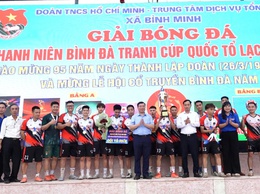 Bế mạc Giải bóng đá thanh niên Bình Đà chào mừng kỷ niệm 95 năm ngày thành lập đoàn TNCS Hồ Chí Minh, mừng lễ hội cổ truyền làng Bình Đà năm 2026 