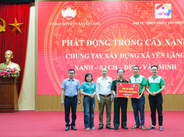 YÊN LÃNG PHÁT ĐỘNG TRỒNG CÂY XANH CHUNG TAY XÂY DỰNG XÃ “ XANH – SẠCH – ĐẸP – VĂN MINH”